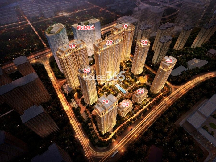 世茂天宸楼幢分布图
