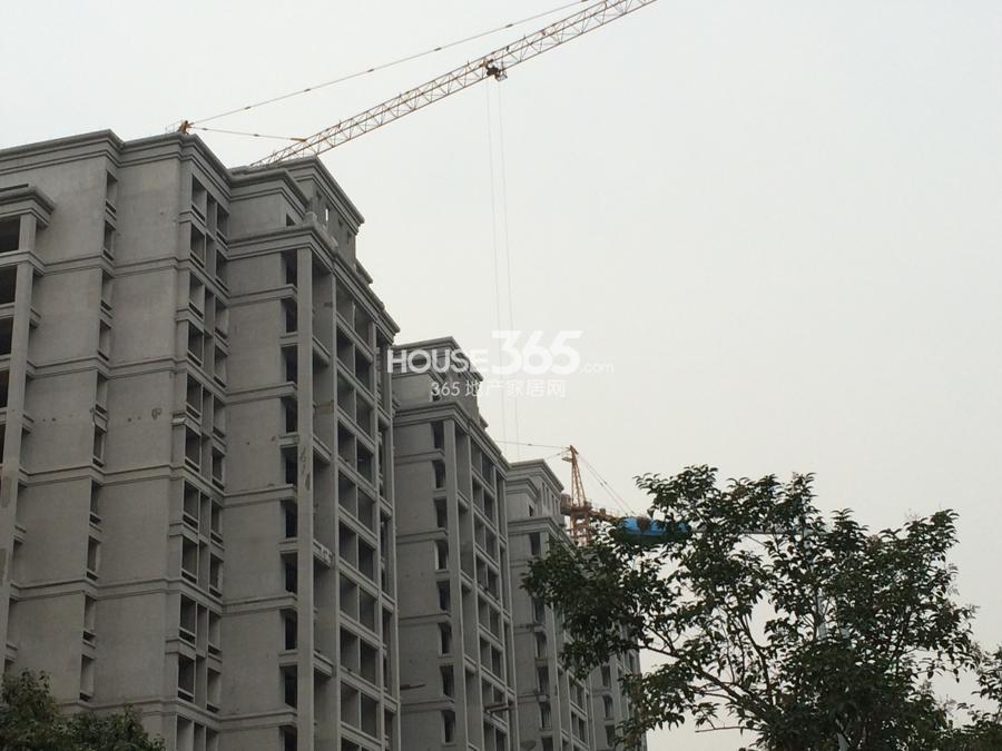 广大融城印象外立面局部实景图 2014年11月摄