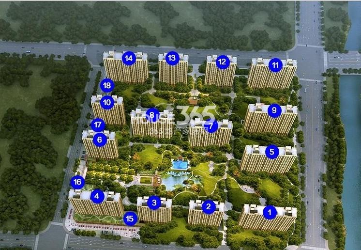 得力郡望府楼栋分布图