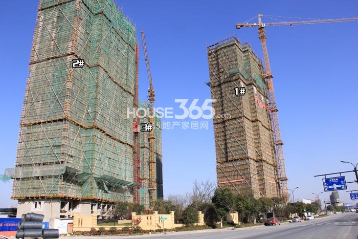 合景瑜翠园1、2#楼进度 2014.12