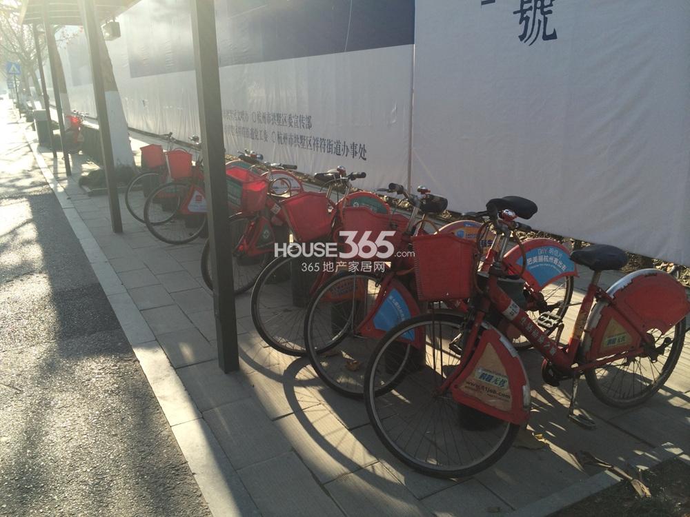 2014年12月天阳尚景国际项目周边公共自行车租借点