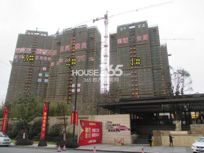 2015年1月下旬莱蒙水榭春天项目实景--1-3号楼