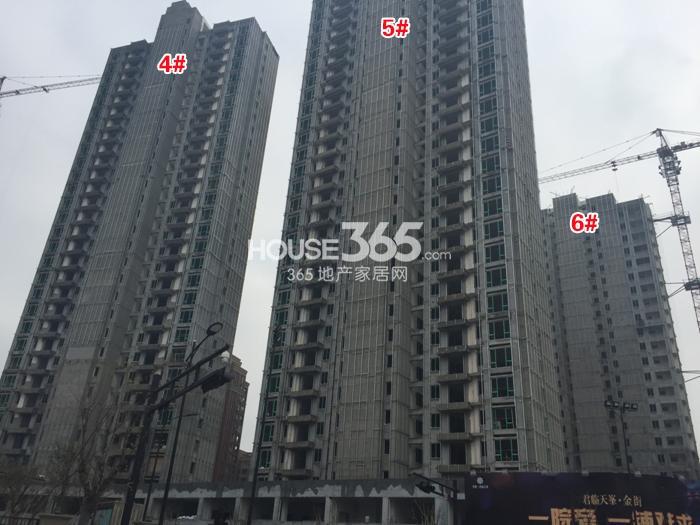 华元欢乐城项目4、5、6号楼施工进程（2015.1）