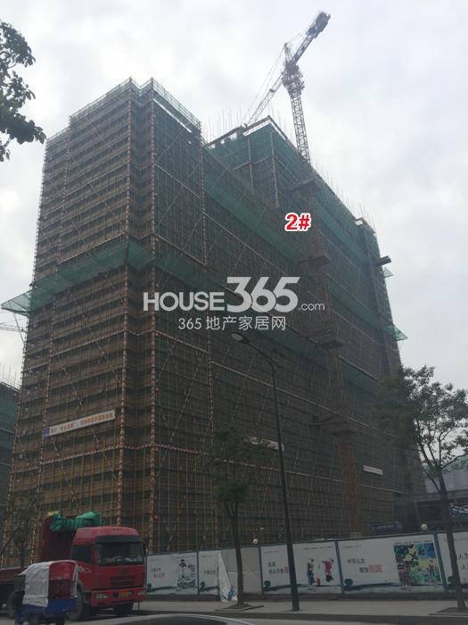 华元欢乐城项目2号楼施工进程（2015.1）