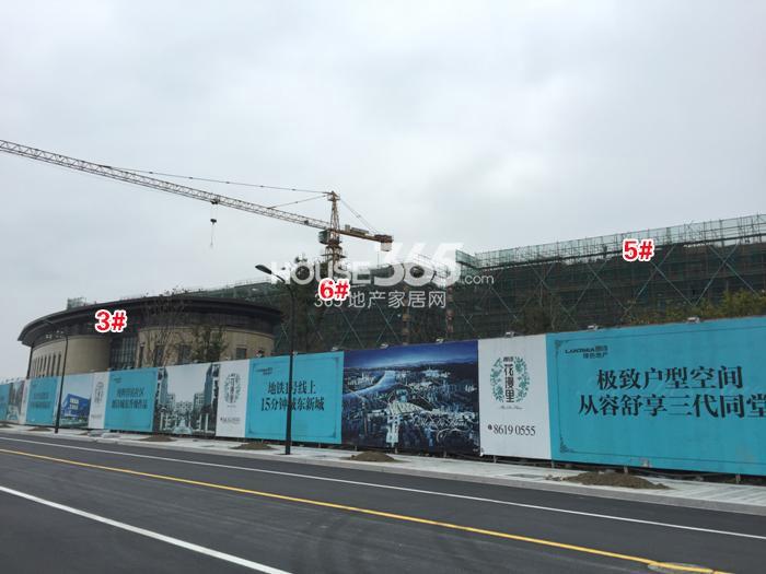 朗诗花漫里项目3、5、6号楼整体施工进程图（2015.1）
