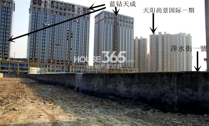 2015年1月份天阳尚景国际项目一期及周边楼盘