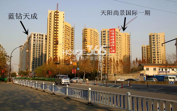 2015年1月份天阳尚景国际项目一期及周边楼盘