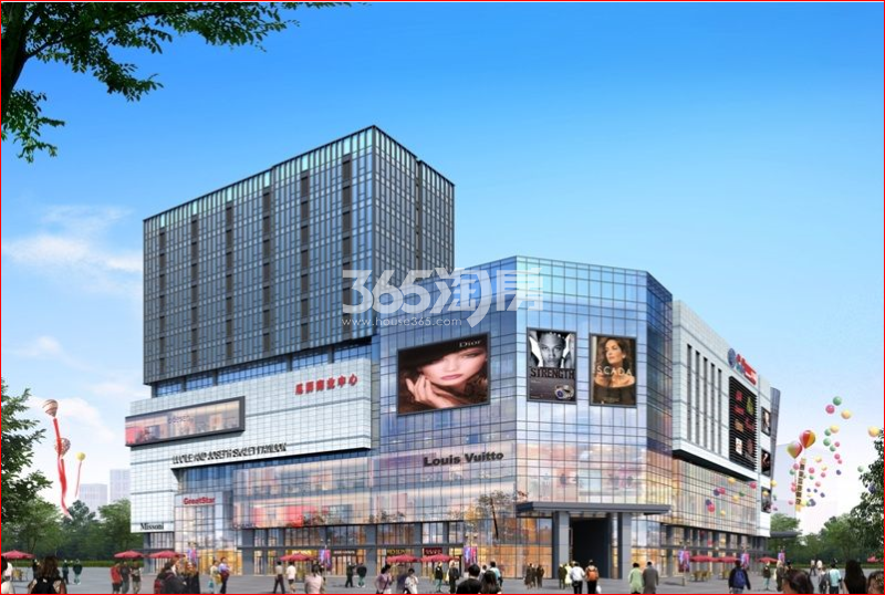融创东麟府周边瓜沥商业中心效果图