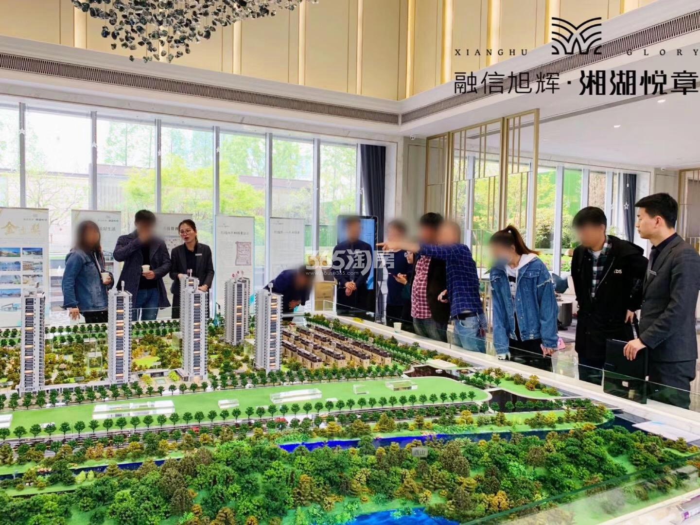 融信旭辉湘湖悦章沙盘图 