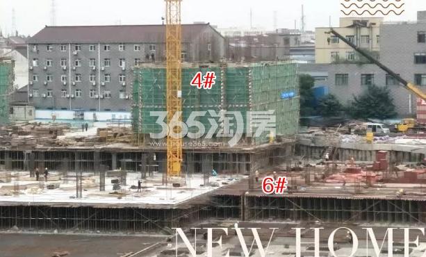嘉丰万悦城二期4、6号楼施工进程（2017.10）