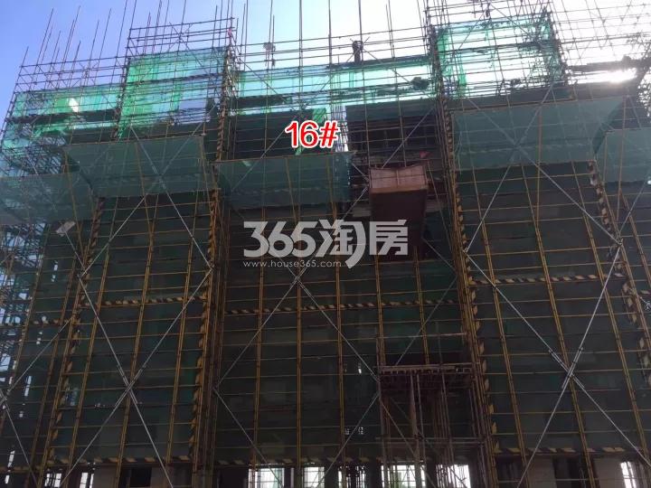 璞丽东方16号楼施工进程图（2017.10）	