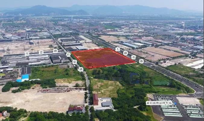 中交城投富春湾新城地块区位图