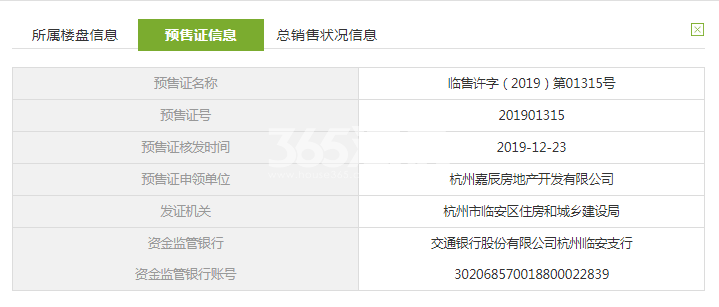 启宸公寓18#预售证信息