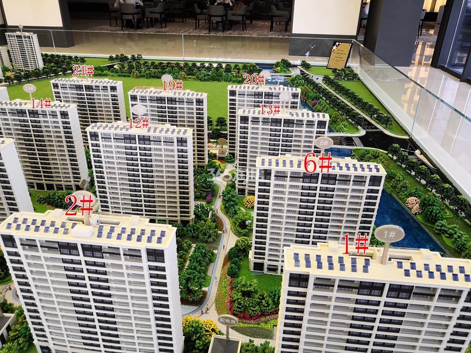 绿城象屿观澜逸品12地块沙盘细节