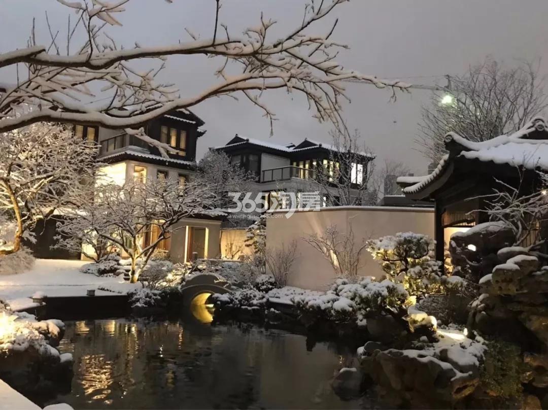 2018年1月融创宜和园示范区夜景