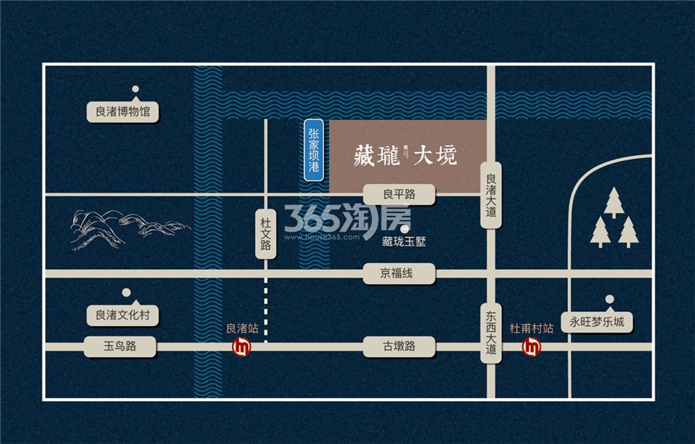 联发藏珑大境交通图