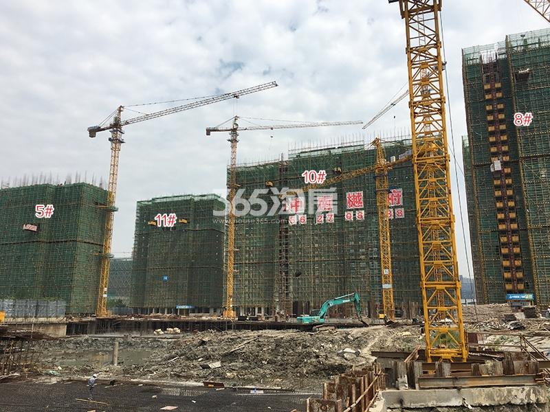 中南樾府5、8、10、11号楼实景图（2018.5）