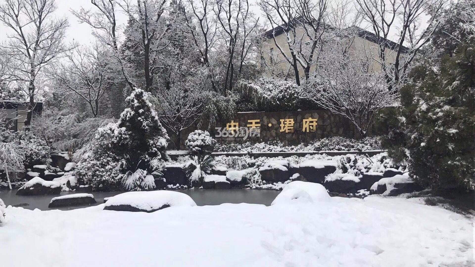 中天珺府现场实景图 2018年1月摄