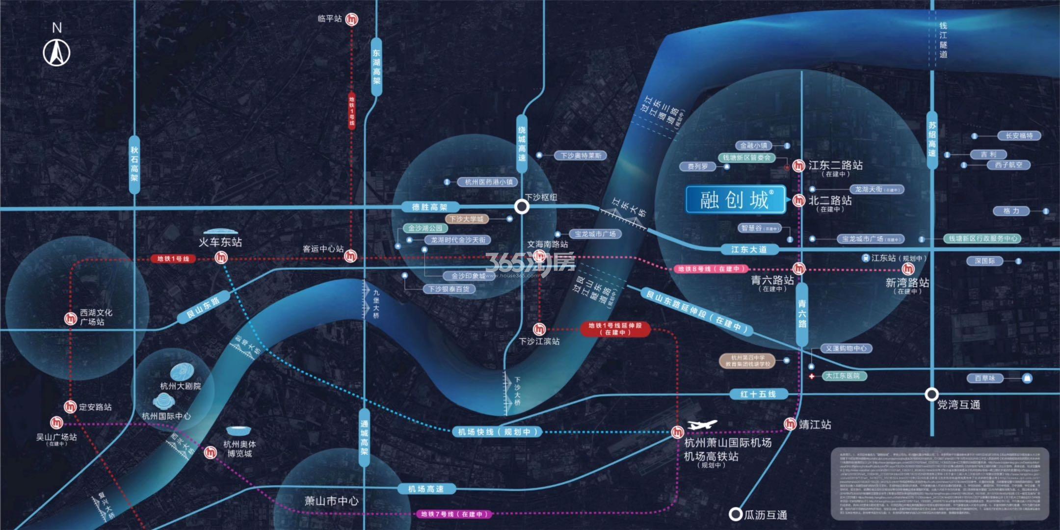 融智创城区位图