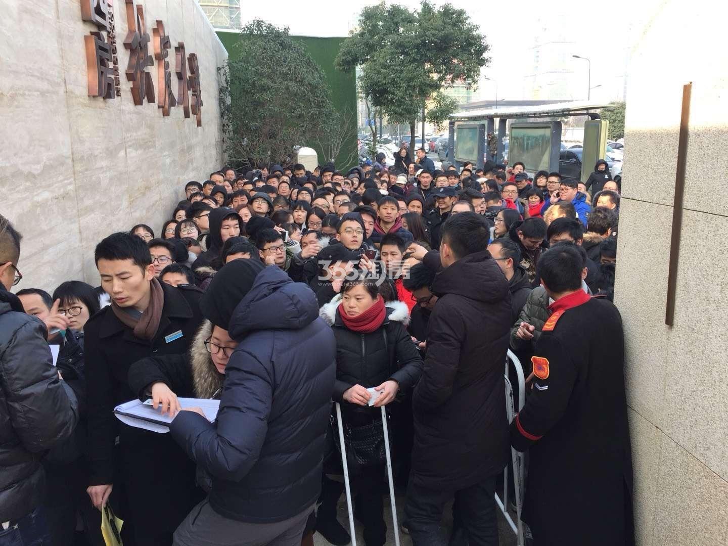 2018年2月1日西房拱宸外滩开盘现场