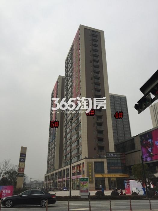 萧山宝龙城市广场4、5、6号楼施工进度 2016年1月摄