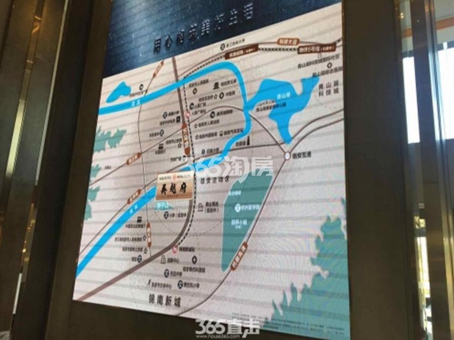 吴越府区域沙盘实景图 2018年3月摄