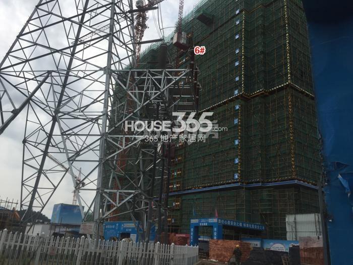 未来之芯项目6号楼施工进程图（2015.7）