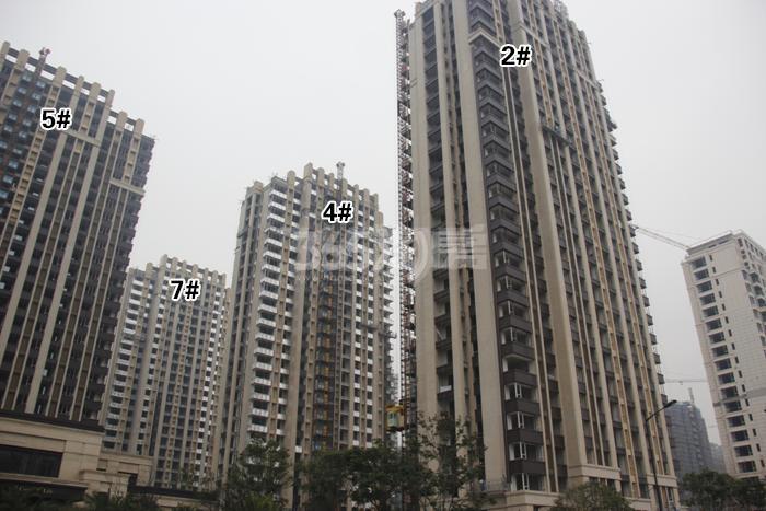 万科北宸之光二期2、4、5、7号楼施工实景图 2015年11月摄