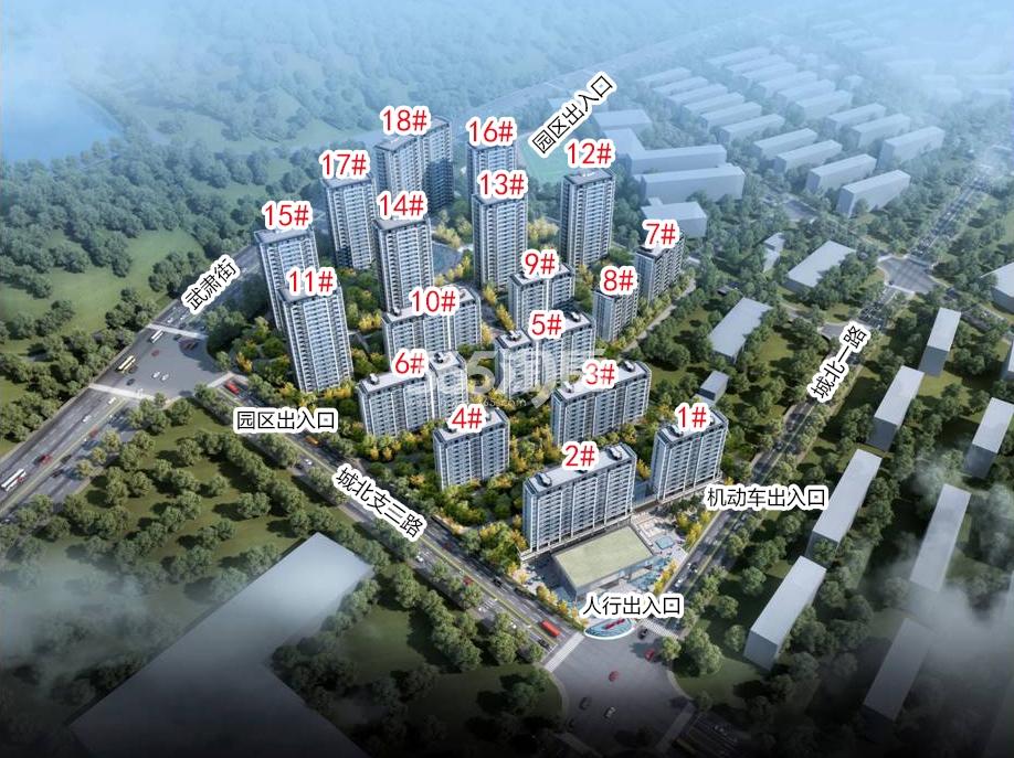 锦贤府楼盘鸟瞰图_杭州365淘房