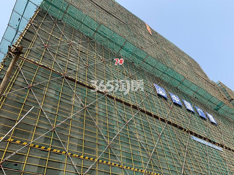 天都城沁源公寓7号楼施工进程（2019.2）