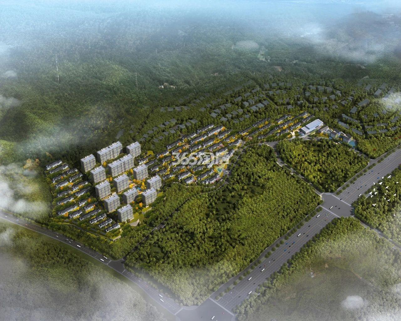 湖光山社鸟瞰图（产品优化中，仅供参考）