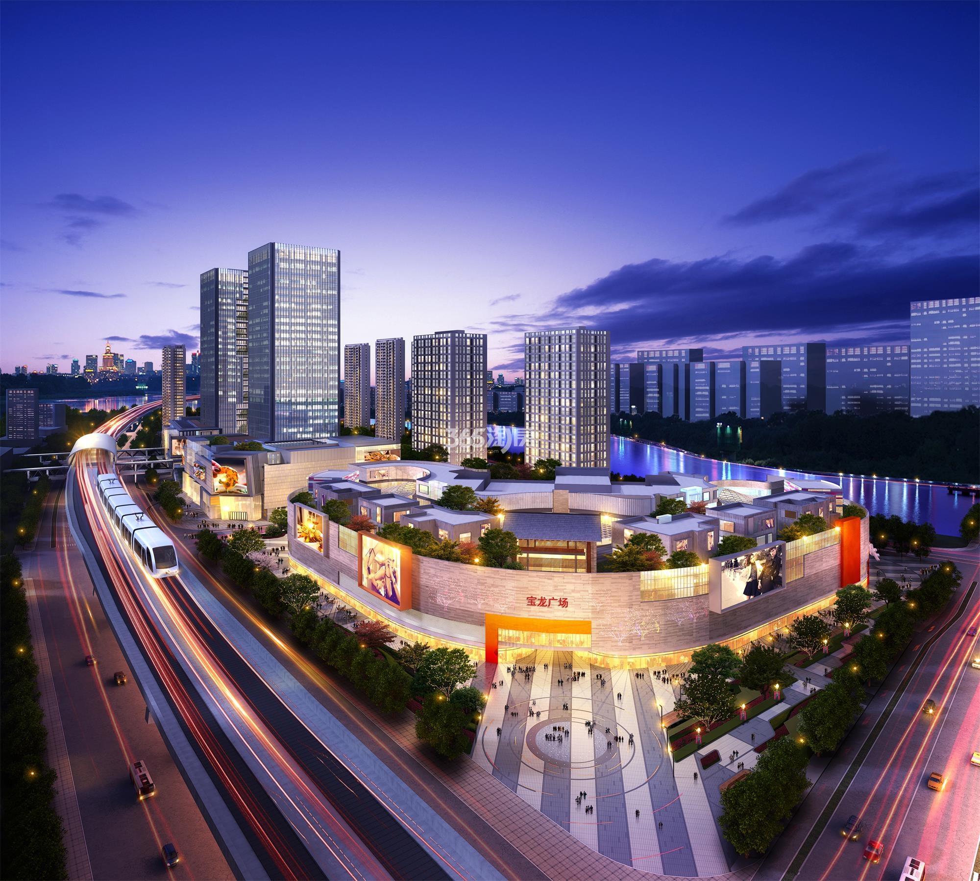 蔚宸悦城夜景效果图