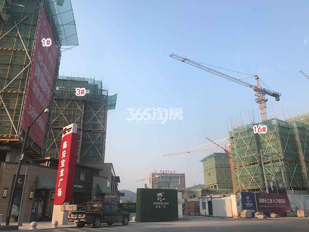 龙沁城1、3、16#工程进展（2018.10）