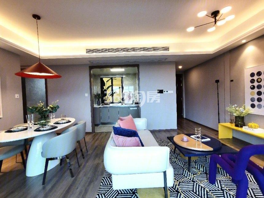 绿城象屿观澜逸品102㎡样板间-客厅+餐厅