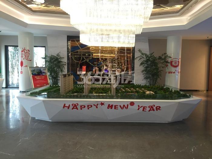北辰奥园沙盘大厅实景图 2015年12月摄