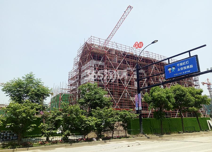 2018年5月中粮梦栖祥云4号楼（施工楼栋）实景