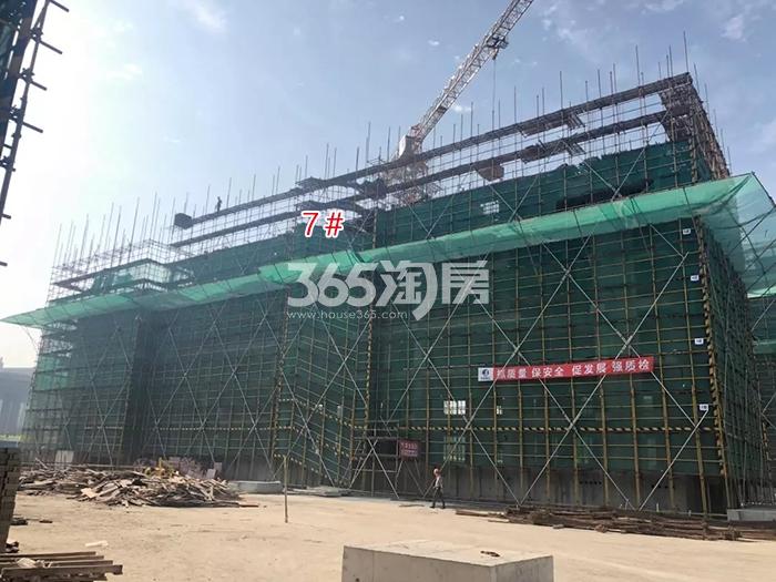 璞丽东方项目7号楼施工进程（2018.4）