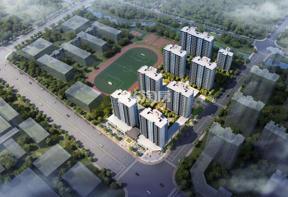 上海惠建崇贤项目鸟瞰图