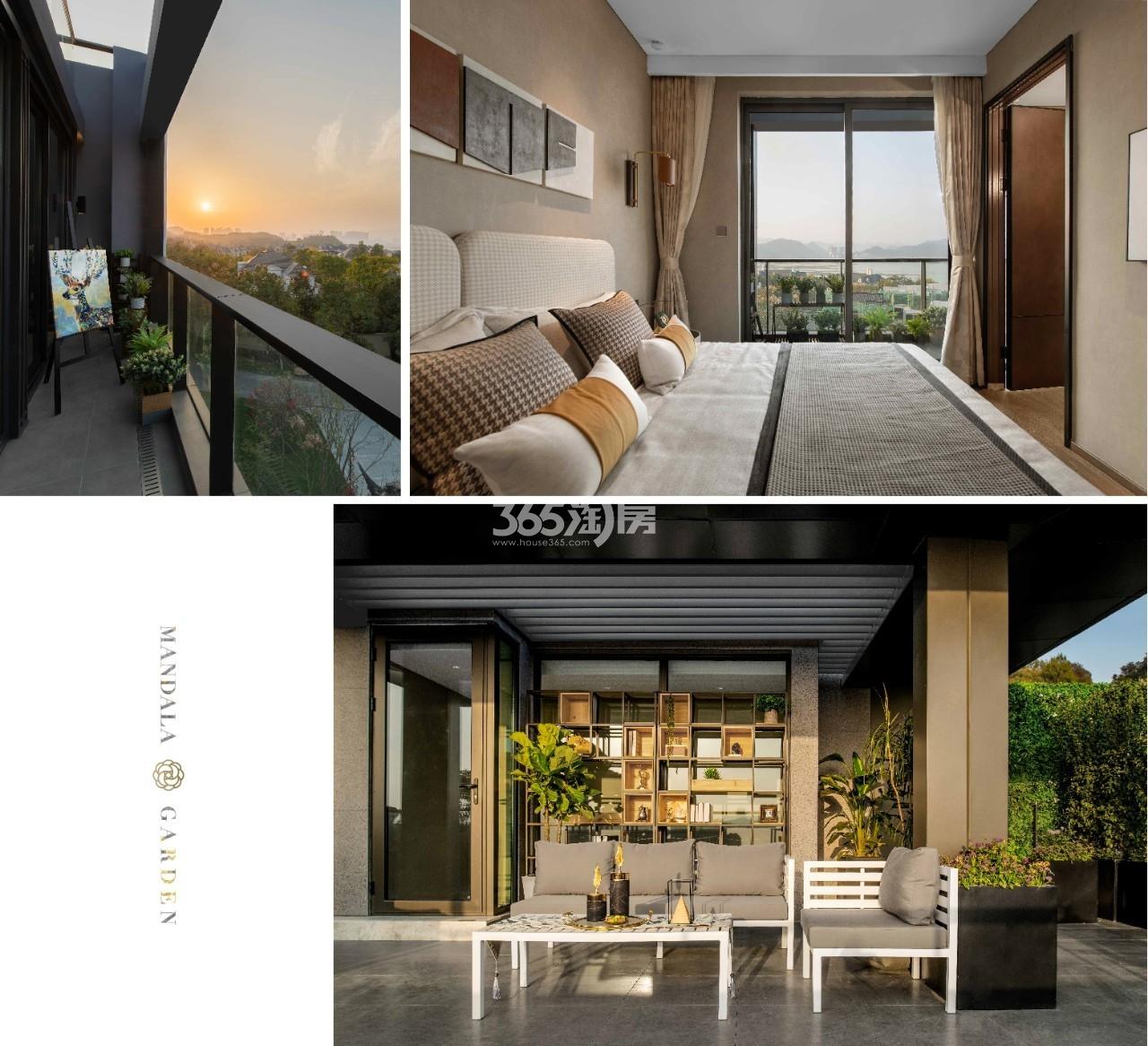 绿城曼陀花园叠院示范区实景图（2019.11）