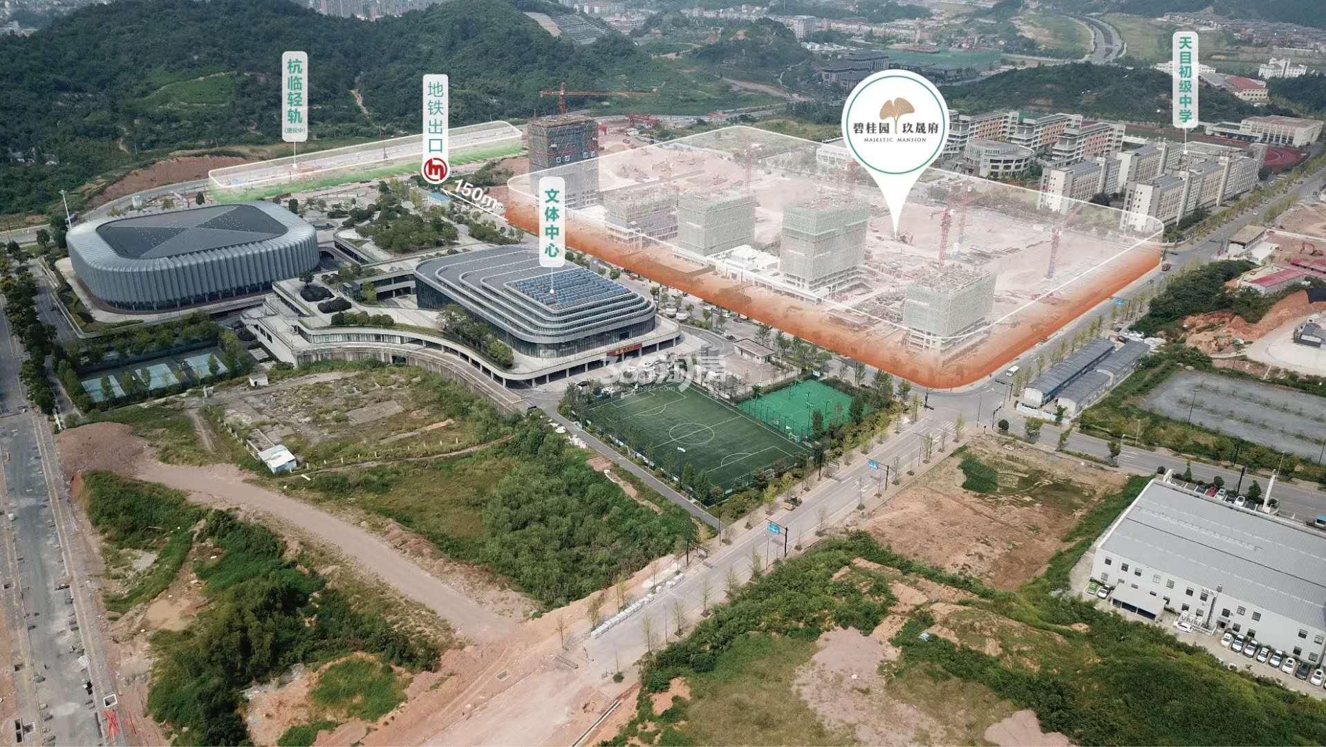 碧桂园玖晟府鸟瞰图实景