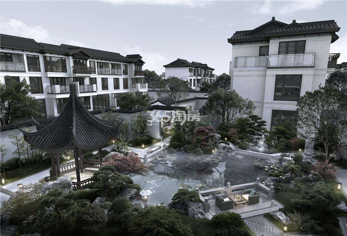 西房杭语宸鹭院示范区效果图