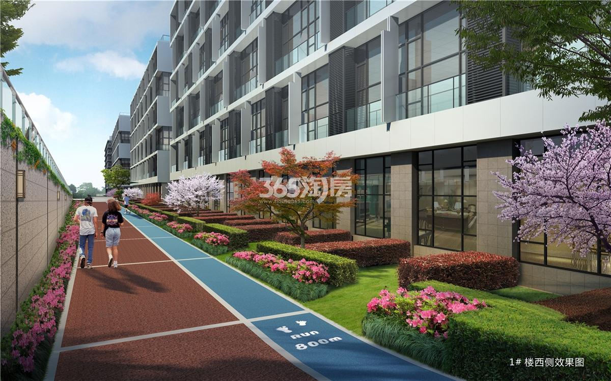 景顺铂悦城1号楼西侧效果图