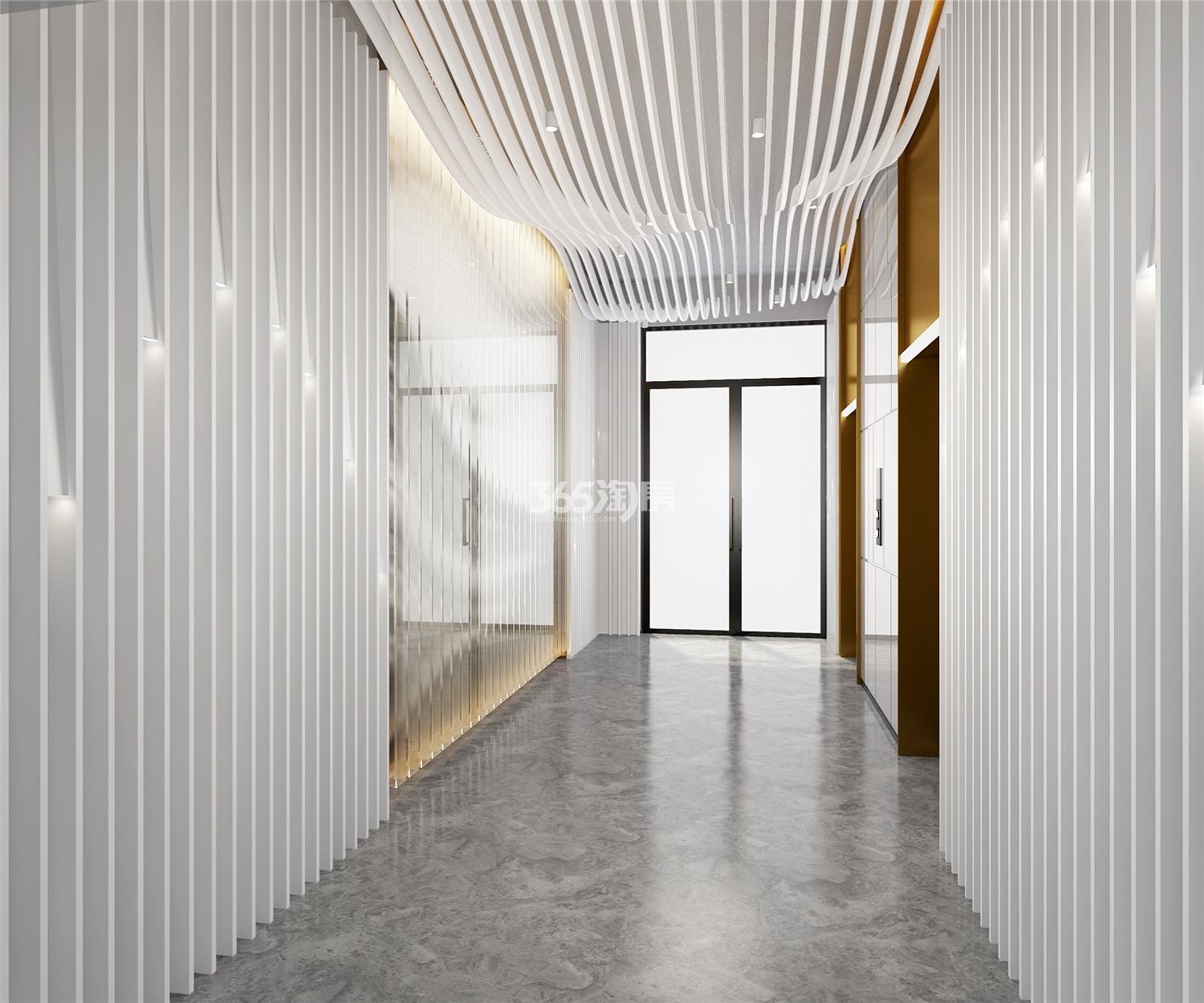 景顺铂悦城示范区电梯厅