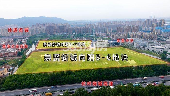 2017年10月西房崇贤地块航拍图