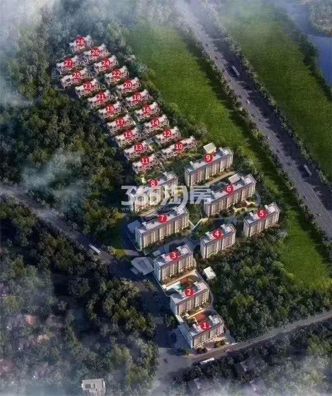 临栖云府鸟瞰图
