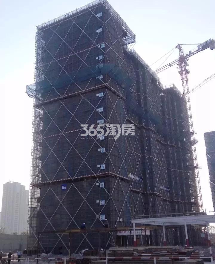 2017年11月和昌府6号楼实景(结构封顶，砌体完成)