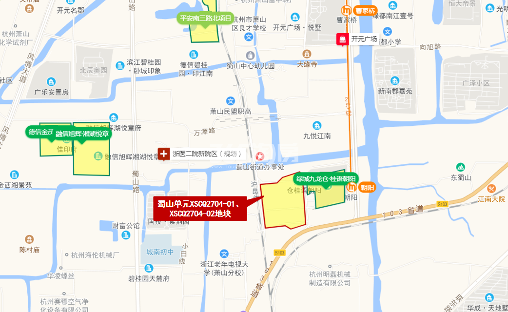 滨江蜀山19号商住地位置图
