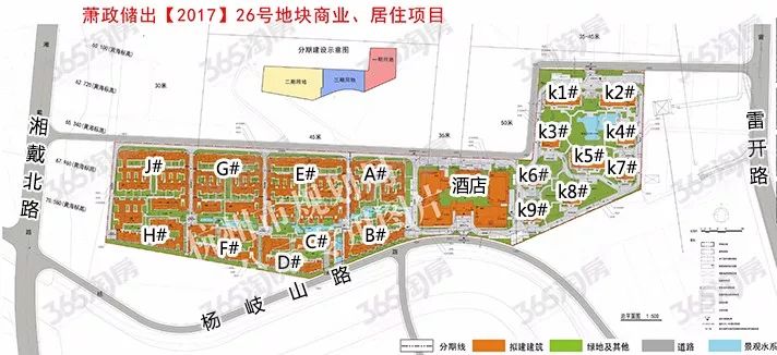 湖风雅园规划总平面图