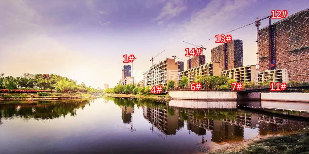 2018年4月荣安翡翠半岛高层1、12-14及低密度多层4、6、7、11号楼实景