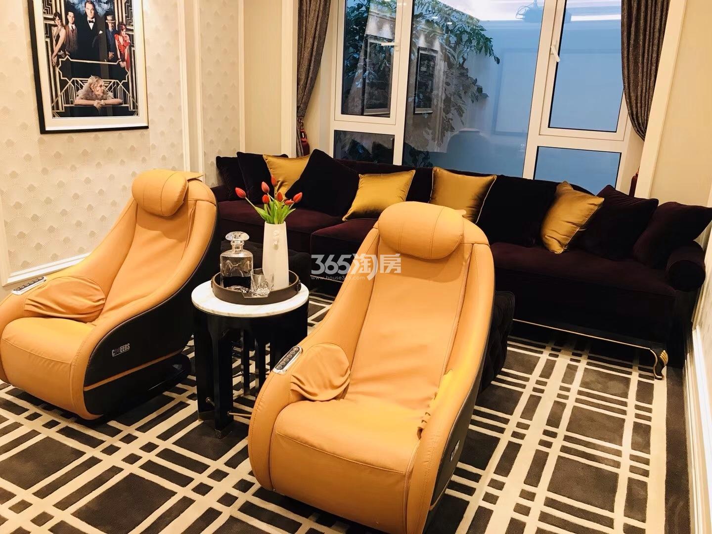 滨江春盛大江名筑B户型排屋250方样板房——娱乐